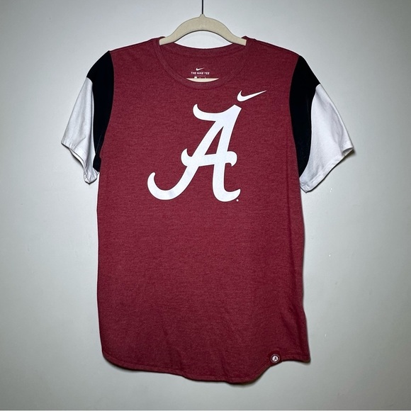 Nike Tops - Nike Alabama Crimson and White Logo Short Sleeve T-shirt size Large